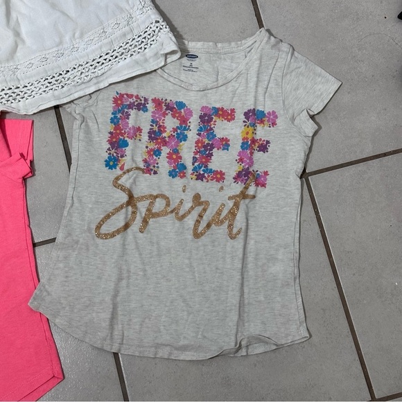 Old Navy Girls Kids Basic T-shirts/Blouses size M(8). - Picture 4 of 7
